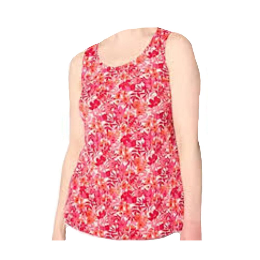 Isaac Mizrahi Live 100% Pima Cotton Tank Top Size XL Casual Beach Summercore